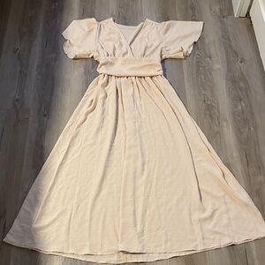 Elegant Cream Dress